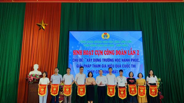Cụm Công đoàn Cơ sở các trường THPT hai huyện Hữu Lũng và Chi Lăng tổ chức sinh hoạt cụm lần thứ 2 năm học 2023 – 2024