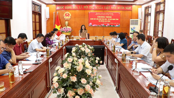 Ban Văn hóa - Xã hội HĐND tỉnh Lạng Sơn giám sát tại huyện Chi Lăng