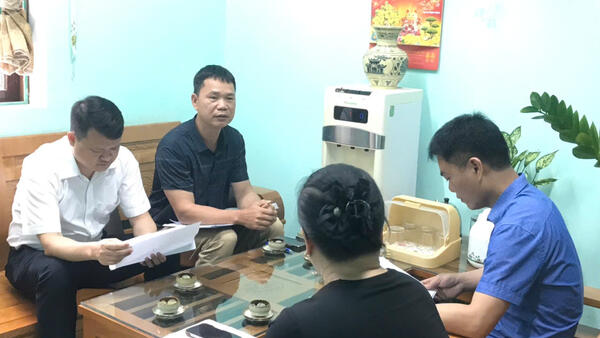 Đối thoại với hộ dân bị ảnh hưởng bởi dự án đường liên xã tại thị trấn Chi Lăng