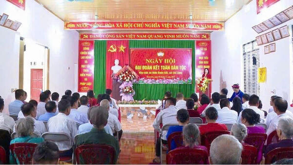 Thôn Đoàn Kết tổ chức Ngày hội Đại đoàn kết toàn dân tộc năm 2025