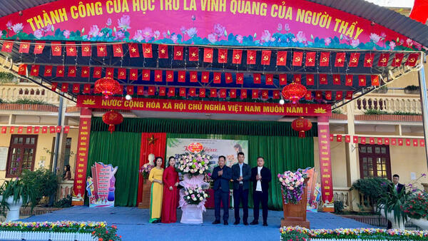 Ngày 20/11, Trường Tiểu học Lê Lợi tổ chức Lễ kỷ niệm Ngày Nhà giáo Việt Nam