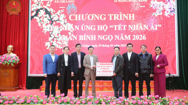 Gần 150 triệu đồng ủng hộ Tết Nhân ái xã Chi Lăng