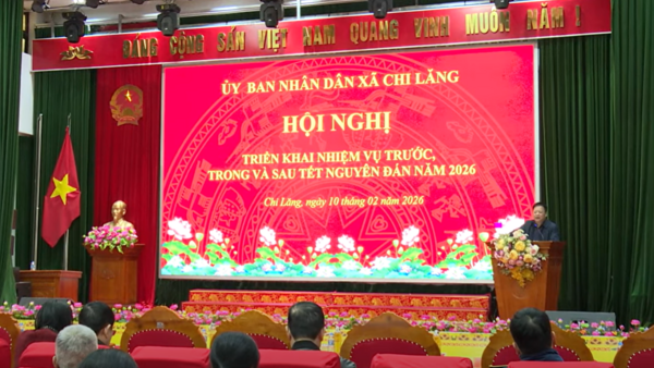 UBND xã Chi Lăng triển khai các nhiệm vụ trước, trong và sau Tết Nguyên đán Bính Ngọ năm 2026