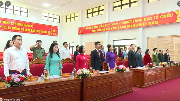 HĐND xã Chi Lăng khóa XXI, nhiệm kỳ 2026 – 2031 tổ chức kỳ họp thứ nhất.