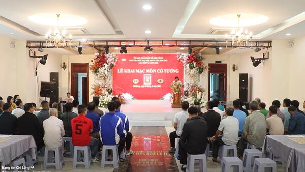 Khai mạc môn Cờ tướng Đại hội thể dục thể thao xã Chi Lăng năm 2026