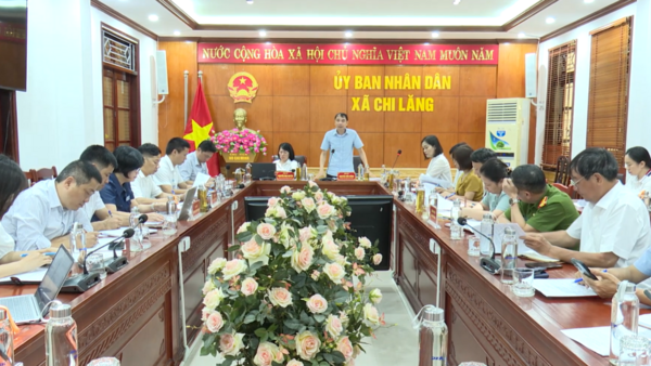 Xã Chi Lăng tổ chức hội nghị Ban chỉ đạo cấp xã kỳ thi tốt nghiệp THPT năm 2026