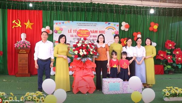 Trường Mầm non Chi Lăng và trường Tiểu học Chi Lăng tổng kết năm học 2025 - 2026