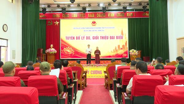 Xã Chi Lăng tổ chức hội thi lực lượng an ninh trật tự ở cơ sở giỏi lần thứ nhất năm 2026
