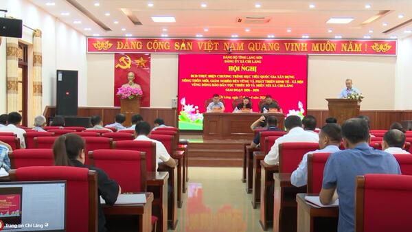 HỌP BAN CHỈ ĐẠO THỰC HIỆN CHƯƠNG TRÌNH MỤC TIÊU QUỐC GIA XÃ CHI LĂNG GIAI ĐOẠN 2026 – 2030