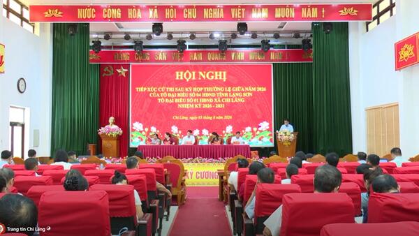 Hội nghị tiếp xúc cử tri sau kỳ họp thường lệ giữa năm 2026