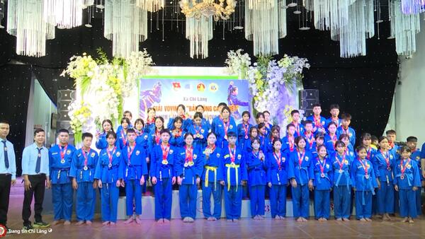 148 vận động viên tham gia Giải Vovinam “Bản hùng ca võ Việt” xã Chi Lăng lần thứ nhất năm 2026