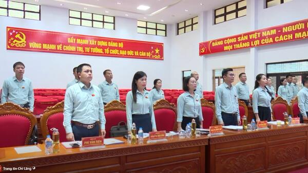 Kỳ họp thứ tư HĐND xã Chi Lăng nhiệm kỳ 2026-2031.