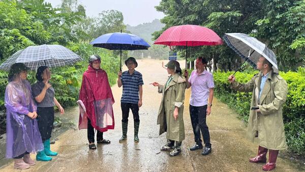 Kiểm tra công tác phòng, chống, khắc phục thiệt hại tại xã Chi Lăng