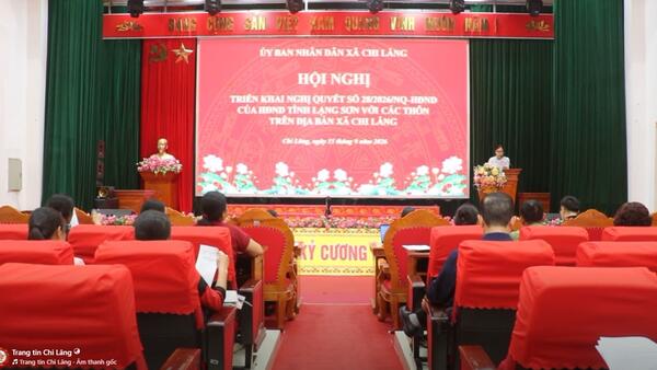 Xã Chi Lăng triển khai Nghị quyết số 28 và Hướng dẫn số 17 về chế độ, chính sách đối với người hoạt động ở thôn