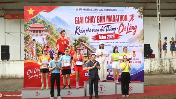 Hơn 500 vận động viên tham gia Giải chạy bán Marathon “Khám phá vùng đất Thiêng – Chi Lăng” năm 2026
