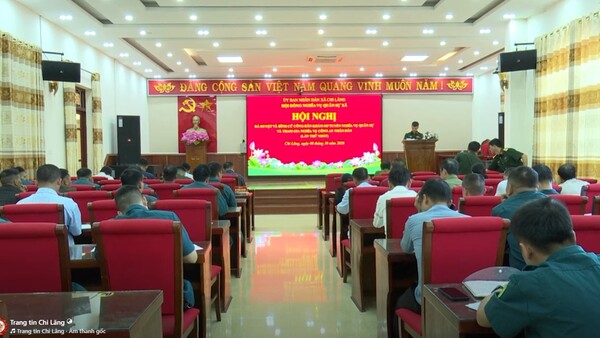 HỘI NGHỊ RÀ DUYỆT VÀ BÌNH CỬ CÔNG DÂN KHÁM SƠ TUYỂN NGHĨA VỤ QUÂN SỰ VÀ CÔNG