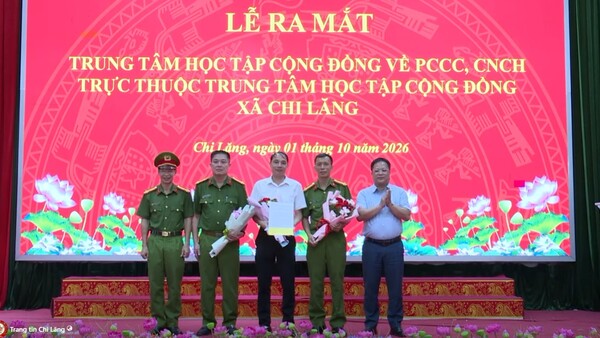 Ra mắt trung tâm học tập cộng đồng về PCCC, CNCH