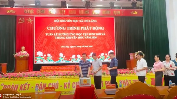 PHÁT ĐỘNG TUẦN LỄ HƯỞNG ỨNG HỌC TẬP SUỐT ĐỜI VÀ THÁNG KHUYẾN HỌC NĂM 2026